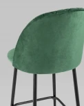 Стул полубарный Stool Group Марсель велюр зеленый УТ000025271