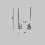 Комплект креплений для профиля 35×42 4 шт. Maytoni 642055