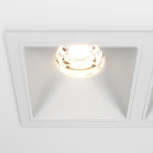 Встраиваемый светильник Alfa LED 3000K 2x10Вт 36° Maytoni Technical DL043-02-10W3K-SQ-W (220V)