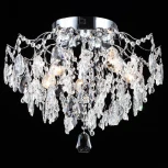 Потолочная люстра хрустальная Reluce 27620-0.3-5+5 CH+CLARE