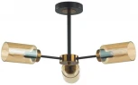 Потолочная люстра на штанге Lumion Dallin 5640/3C черный, бронза E14 3*40W 220V
