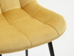 Стул MyFar Феникс горчичный велюр MF1034-1