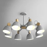 Потолочная люстра на штанге Rolla 8 Gray ImperiumLoft Rolla01 (178073-26) (220V)