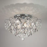 Потолочная люстра Eurosvet Crystal 10081/6 хром / прозрачный хрусталь