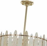 Подвесная люстра хрустальная на штанге Arte Milano Sorrento-4309 374309/6/350/470 GD (220V)