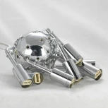 Люстра подвесная LSP-8462 (220V, хрусталь, на тросе, шар, IP21)