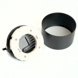 Светильник трековый однофазный Feron AL166 48545 GX70, черный (220V, круглые)