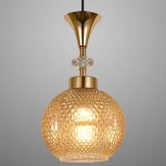 Подвесной светильник Reluce 02001-0.9-05 AMBER (220V, на проводе, шар)