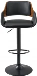 Стул барный ESF JY3143X-L черный/орех/черный