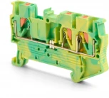 Зажим пружинный 3-х проводной проходной Stekker 49259