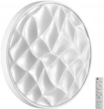 Настенно-потолочный светильник Sonex Gitum 7672/EL пластик/белый LED 70Вт 3000-6000К D485 IP43 пульт ДУ (220V, круглые)