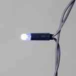 Гирлянда Занавес 2 x 2 м синий 220В, 400 LED, провод черный каучук 2,3мм, IP65 Laitcom ECO402-1-2B