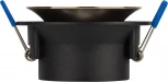 Встраиваемый точечный светильник ЭРА KL103 BK/GD (12V, круглые)