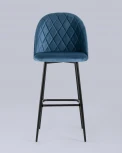 Стул барный Stool Group Марсель велюр пыльно-синий УТ000025277