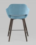 Стул полубарный Stool Group Саймон велюр пыльно-голубой УТ000025177