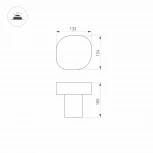 Наземный светильник Arlight LGD-SWAMP-BOLL 030002