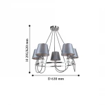 Подвесная люстра F-Promo Martina 2193-5P