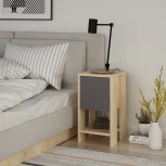 Тумба прикроватная EMA NIGHTSTAND LEVE (ЛДСП/Дуб) арт.LEV00316