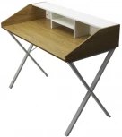 Компьютерный стол ORLA H475 Дуб натуральный / белый каркас M-city 629M04939