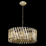 Подвесная люстра Citilux Ингвар CL334283 (220V, хрусталь, на цепи, круглые)