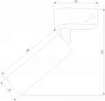 Спот Eurosvet Pitch 20143/1 LED латунь (220V, круглые)