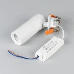 Встраиваемый спот LGD-ARTEMIS-BUILT-FLAP-R55-12W Day4000 (WH, 8-80 deg, 230V) (Arlight, IP20 Металл) 051798 (LED)