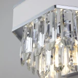 Настенный светильник каскадный Bogate's Pelle 329/2 Strotskis (220V, хрусталь, подвески)