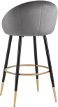 Стул барный Stool Group Наоми велюр серый УТ000036369