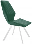 Стул 243 B10 GREEN поворотный/ ножки белые Dikline 00-00062085
