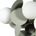 Подвесная люстра Loft It Matisse 10008/6 Grey (220V, на тросе, цветы, шарики)