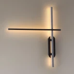 Настенный светильник Odeon Light Rudy 3890/20WLP L-VISION черный/металл LED 3000K/4000K (перекл. ч/з тумблер) 20W 220V (выключатель)