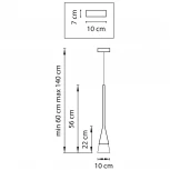 Подвесной светильник Lightstar Conicita 804117 (220V, на проводе, бокалы)