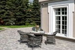 "Сицилия" обеденная группа плетеная, цвет графит 4SIS арт.УТ-00007685