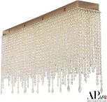 Потолочная люстра хрустальная APL LED Sicilia SH512.2.100.G.Gd.E14 (220V)