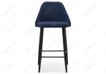 Барный стул Woodville Джама темно-синий / черный матовый 448666