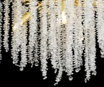 Подвесная люстра Kink Light Шанти 07871-76D,33 (220V, хрусталь, на тросе, листья, ветки)