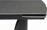 Керамический стол Готланд 160 [16625] (Готланд 160(220)х90х79 ink gray / черный) Woodville арт.588031