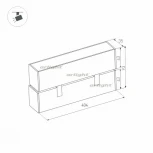 Трековый светильник магнитный Arlight MAG 026991 (LED, 24V)