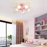 Потолочная люстра на штанге Asteri Pink Imperiumloft Asteri01 (178360-26) (для детской, 220V)