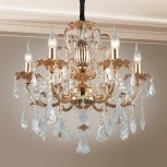 Подвесная люстра Omnilux Grosseto OML-77723-06 (220V, на цепи, подсвечник, свеча)