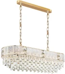 Подвесная люстра Odeon Light Fiesta 5070/14 золото/прозрачный/матовый/металл/хрусталь/стекло E14 14*40W (220V, на цепи)