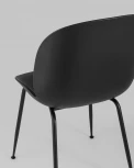 Стул пластик черный Stool Group УТ000005542