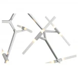 Подвесная люстра трансформер ST Luce Laconicita SL947.102.14 (220V, палочки, асимметрия)