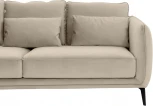 Диван Amsterdam трехместный ОГОГО (арт.698443), (Ткань/Бежевый)