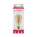 Лампочка светодиодная филаментная прозрачная груша E27 7W Thomson St64 TH-B2129