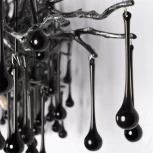 Подвесная люстра Loft It Bijout 10067/1500 BK (220V, на тросе, ветки)