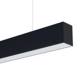 Подвесной линейный светильник LED SP-LINE-HANG-6085-L995-38W Day4000 (RAL9005, 120 deg, 230V) IP33 (Arlight, Металл) 051973 (на тросе)