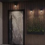 Настенный уличный светильник Novotech Cayen 370973 STREET черный IP54 E27 max 25W 220V