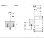 Подвесная люстра Lumien Hall Lenora LH3062/3P-CO-CL