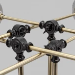 Потолочная люстра на штанге Imex MD.5299-8-S-AB+BK